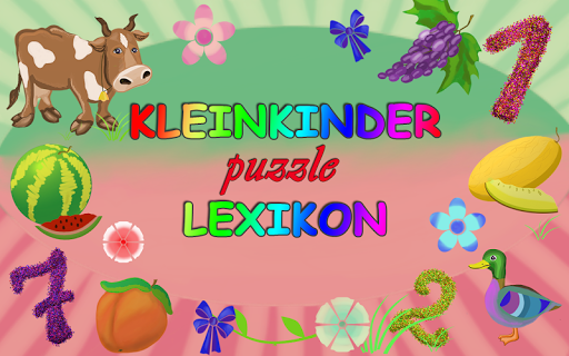 Kleinkinder Lexikon Puzzle