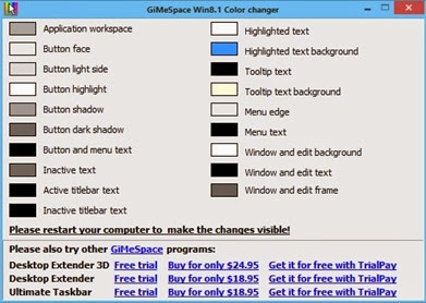 Windows 8 Advanced Color Changer