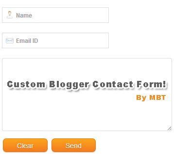 Blogger Contact Forms