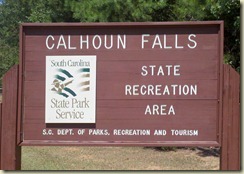 Main Sign Calhoun Falls