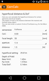 Lastest DSLR CamCalc APK