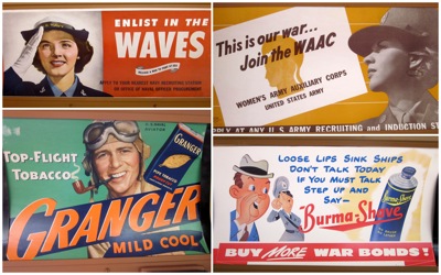 Trolley WWII ads