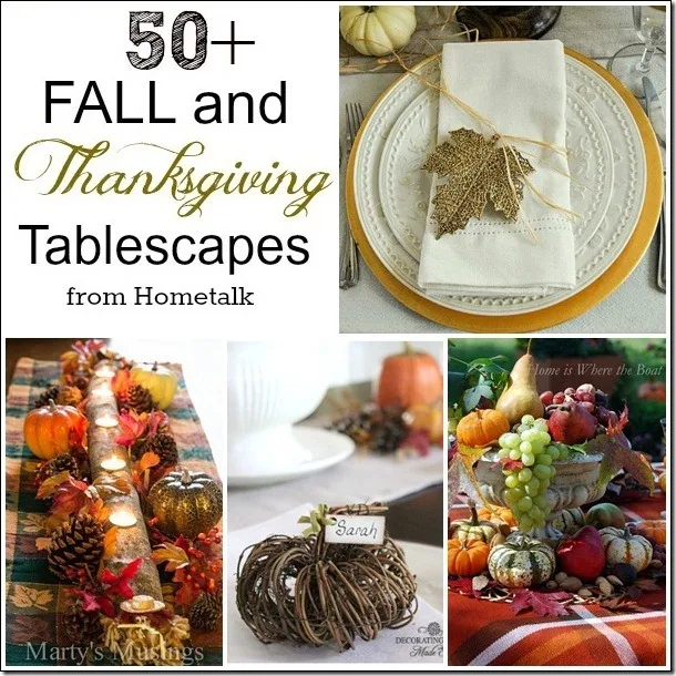 CONFESSIONS OF A PLATE ADDICT 50+ Thanksgiving Tablescapes