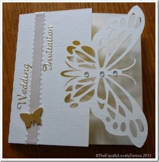 Butterfly wedding Invitaion 1