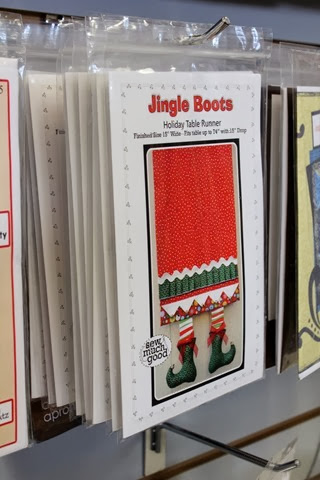 Jingle Boots Table Runner via The Fabric Mill Blog