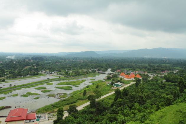 View from Khun Dan Prakarnchon Dam, Nakhon Nayok, Thailand