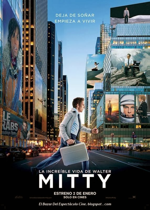 → La increíble vida de Walter Mitty Poster latino Argentina, fecha de estreno, afiche oficial