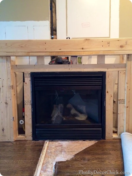 how to cover brass on fireplace