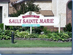 4885 Michigan - Sault Sainte Marie, MI - I-75 Business - Welcome sign