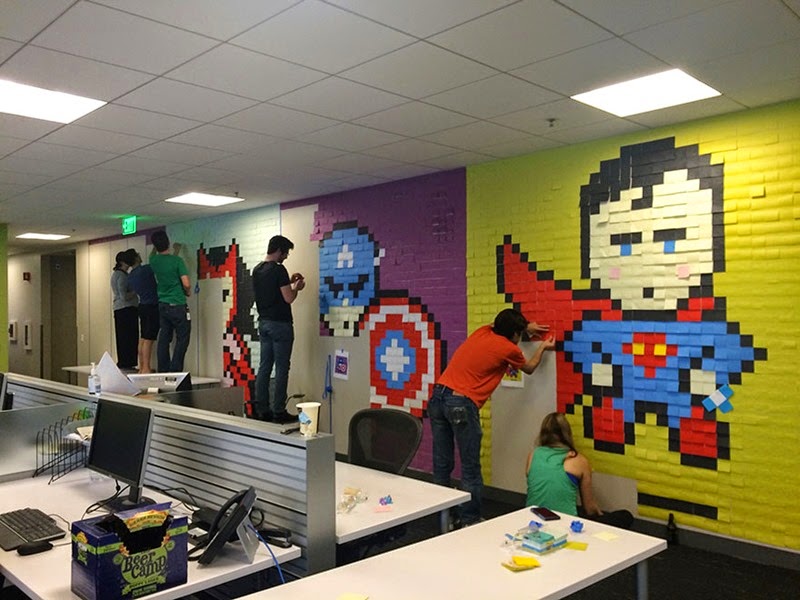 office-wall-post-it-art-superheroes-ben-brucker-11