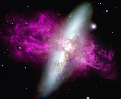 starburst na galáxia M82