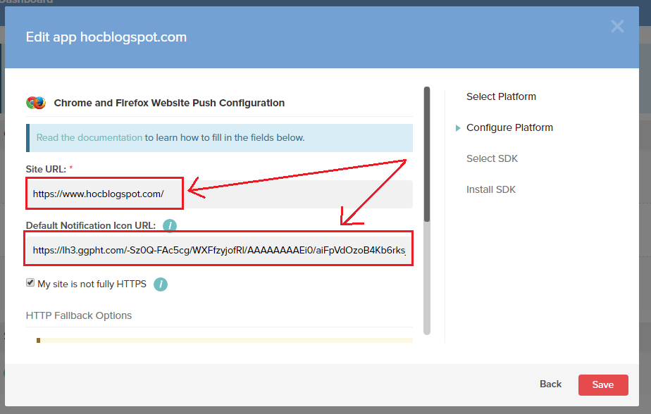 Cách tạo thông báo trên trình duyệt (Push notifications) cho Blogspot Cách tạo thông báo trên trình duyệt (Push notifications) cho Blogspot