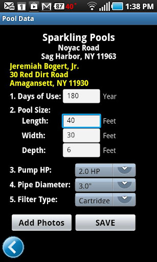 Pool Data