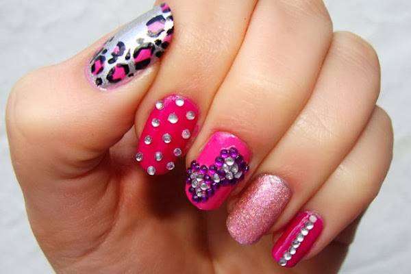 Funky Barbie Pink Nails Pictures Of Pretty Nail Designs