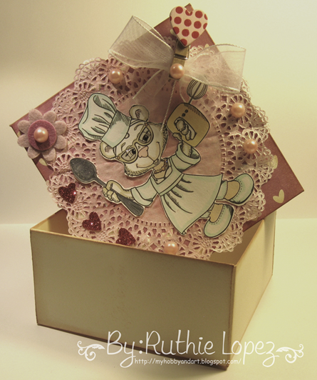 Latinas Arts and Crafts - Stitchy Bear´s Digi Outlet -  BeeBee - BBKakes - Ruthie Lopez DT - Treat Box - Valentine´s Box 3
