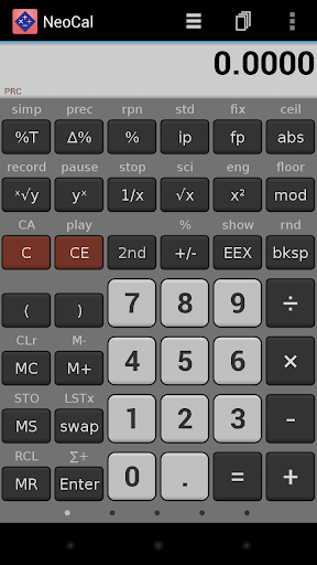 NeoCal Scientific Calculator