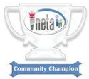 Awarded as INETA Community Champion for Q3 of 2011