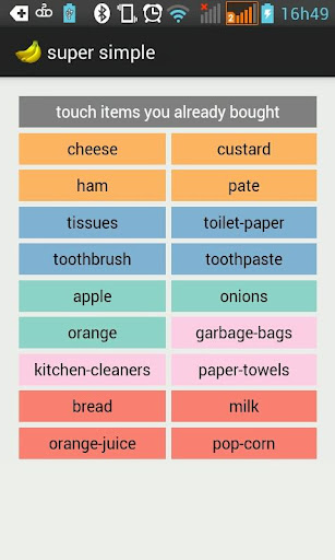 【免費生產應用App】super simple - shopping list-APP點子