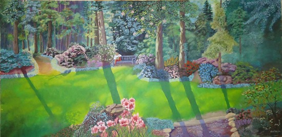 Botanical Landscape Painting