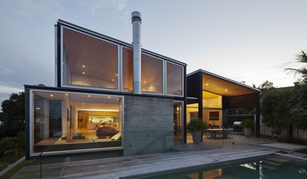 Fachada Casa Casa-en-Birkenhead-Point-Crosson-Clarke-Carnachan-Architects