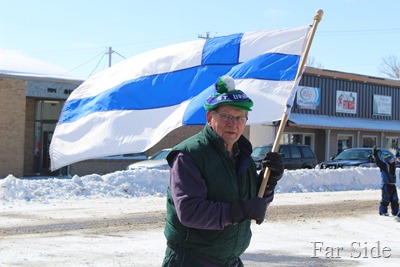 The Finnish Flag Bearer