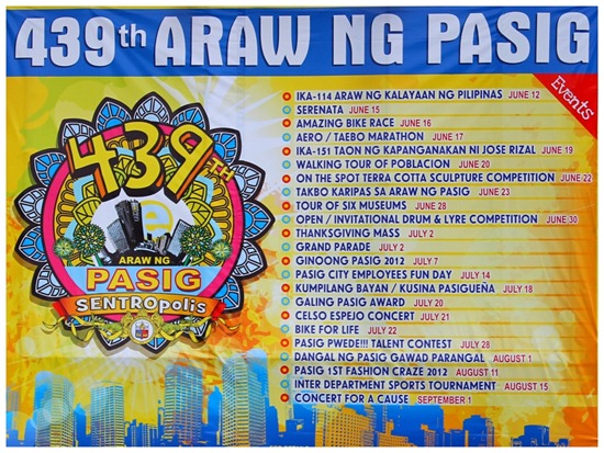 439th Araw ng Pasig 2012