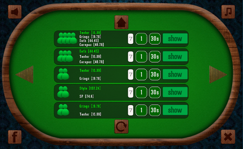 Deberc Online Screen 3