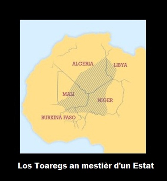 Mapa Toareg