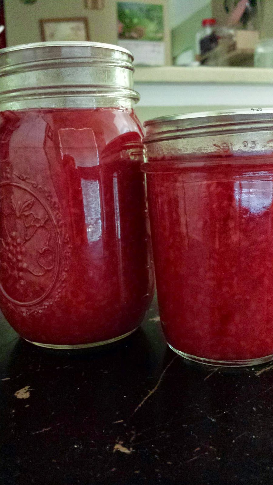 These Happy Golden Years Raspberry Jam with Maple Syrup