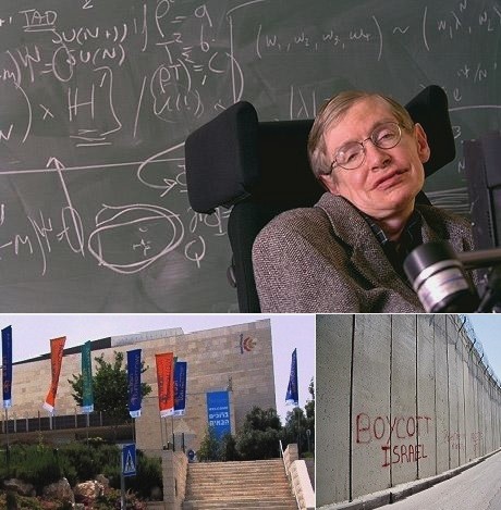 Stephen Hawking supports BDS boycott and withfraws from Jerusalem conference