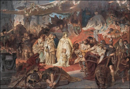 Thusnelda in triumph of Germanicus (1873)