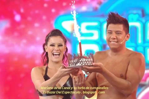 Mariano de la Canal y su torta de cumpleaños.JPG