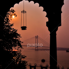 Sunset in Kolkata by Arnab Ghosh - Landscapes Sunsets & Sunrises