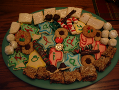 c0 Sister Linda's famous Christmas cookies. No one makes them better!