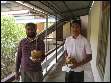 The offering of Fresh Coconuts from the Patriarchal Tree