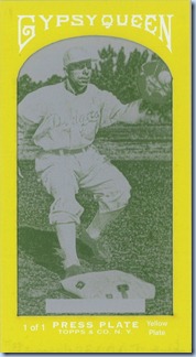 2011 Gypsy Queen Reese Yellow Printing Plate