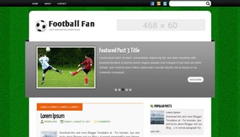 football blogger tempalte