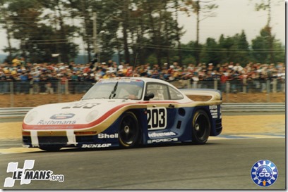 1987 24 HEURES DU MANS #203 Porsche (Rothmans Porsche) Claude Haldi (CH) - Kees Nierop (CAN) - Rene Metge (F) - resAB