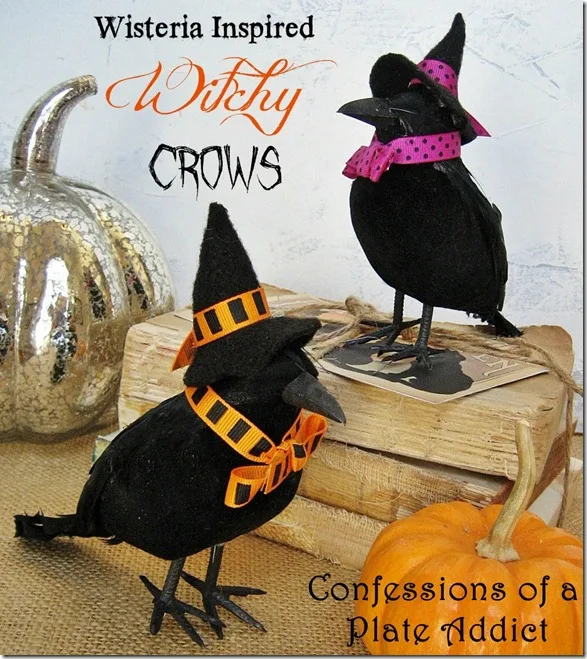 CONFESSIONS OF A PLATE ADDICT Wisteria Inspired Witchy Crows