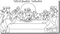 ultima cena jesus colorear (2) ultima cena jesus colorear (2)