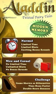 Free Hidden Memory - Aladdin FREE! APK for PC