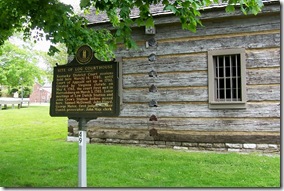 Site of Log Courthouse Marker 49 in Danville KY