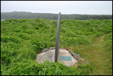 20p - the sundial pointing north