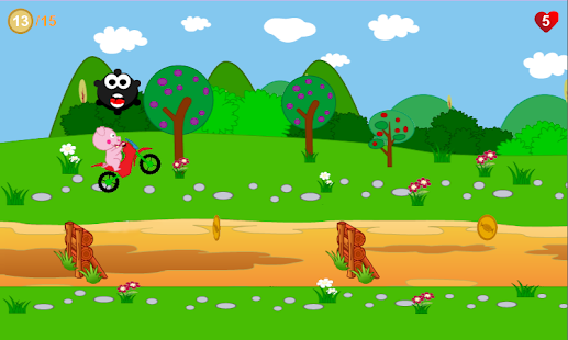 download Peppie Pig Motocross Racing free