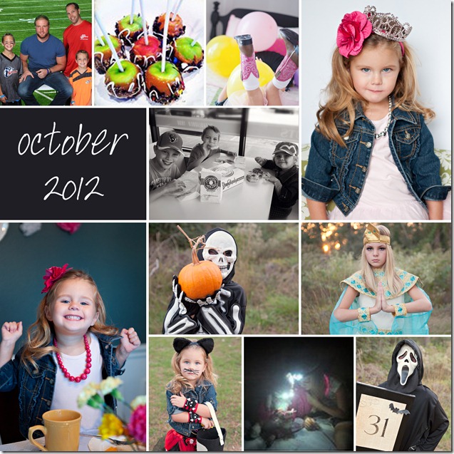 October Collage - 2012