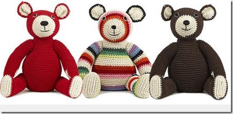 Doudous crochet ours