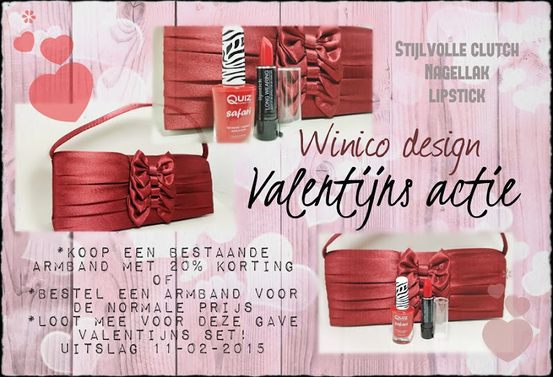 winico design valentijns actie clutch nagellak lipstick rood facebook