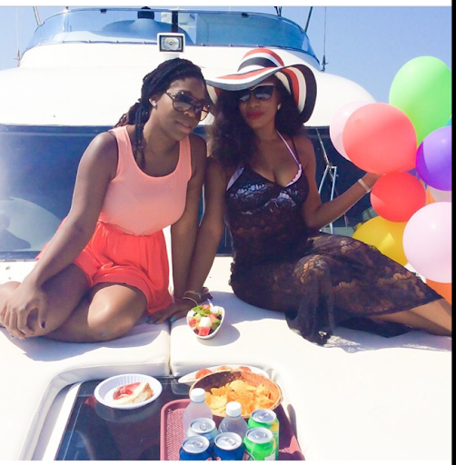 PHOTOS: Chika Ike living the Yacht Life In Dubai 5
