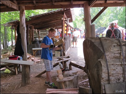 wood splitting