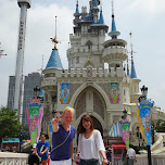 the Lotte World castle in Seoul, South Korea
